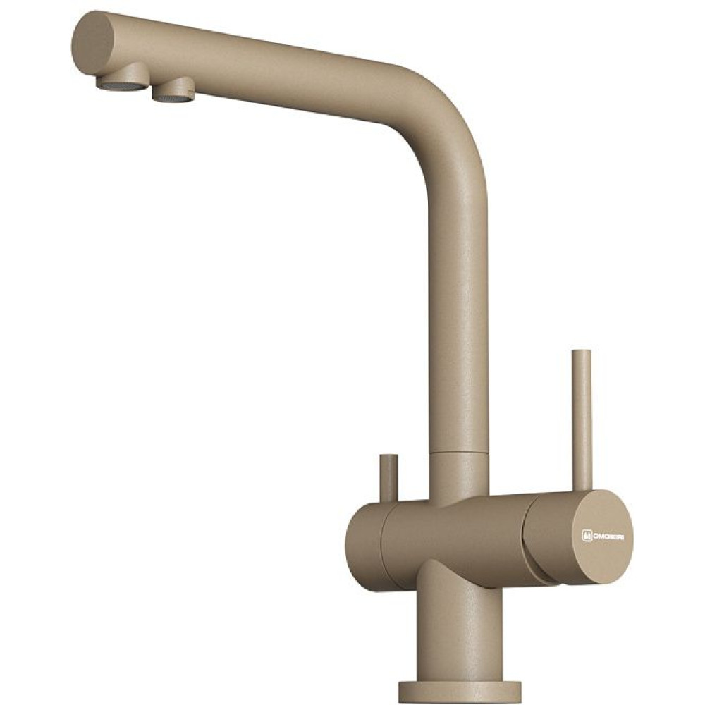 Смеситель Omoikiri Nagano-CA-P латунь/карамель