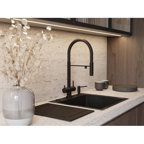 Смеситель OMOIKIRI Kanto-GM-BL латунь/вороненая сталь/черный (4994605)