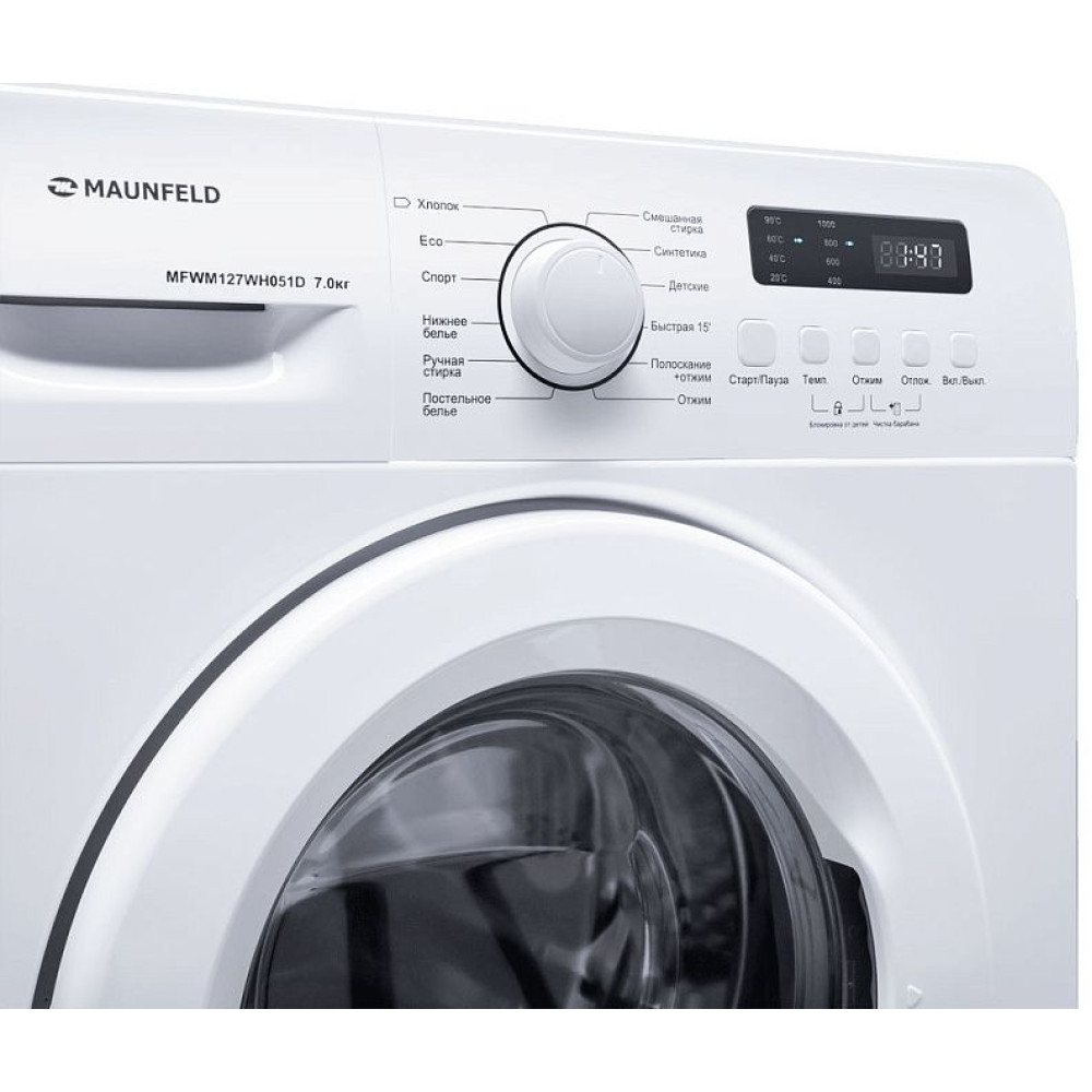 Стиральная машина Maunfeld MFWM127WH051D