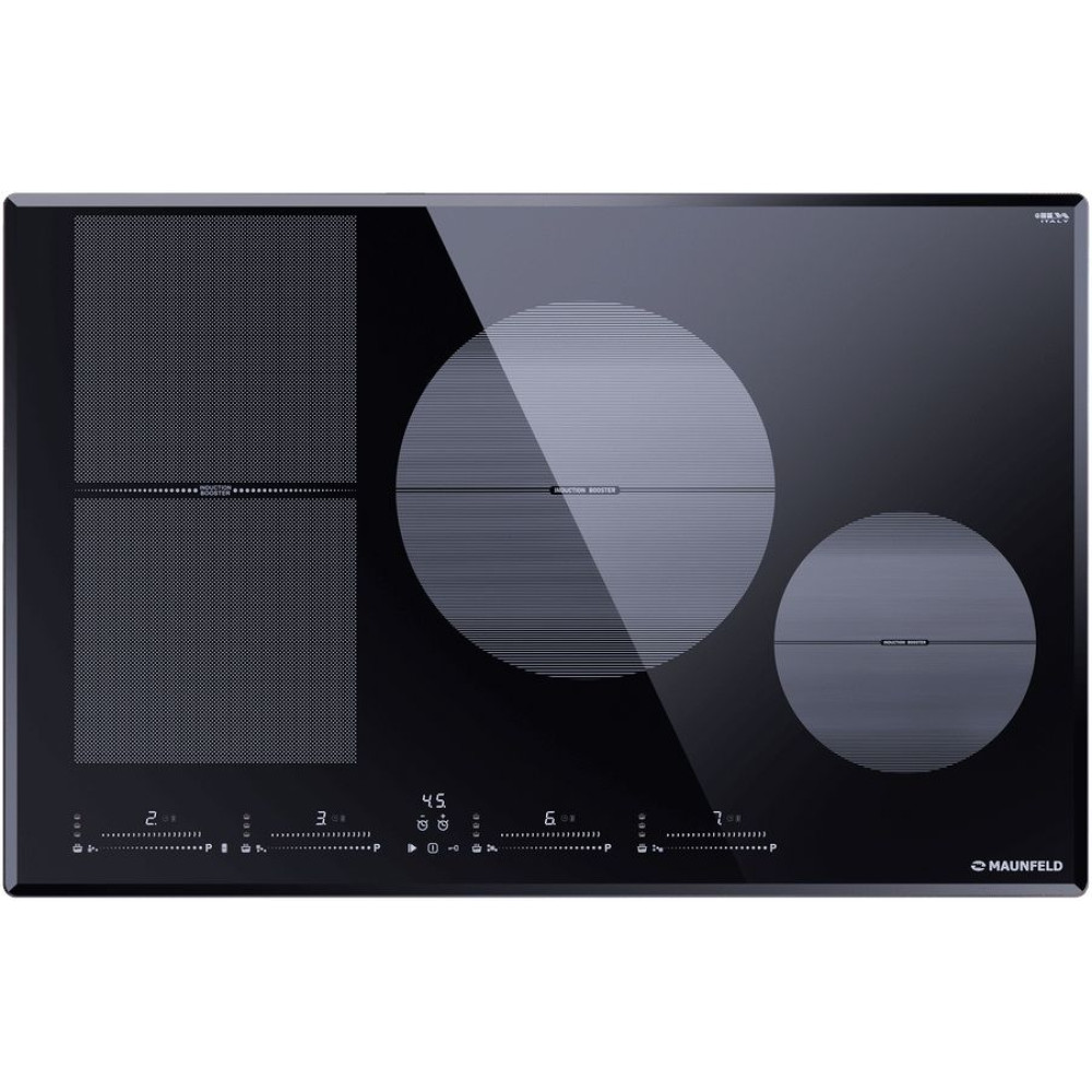 Индукционная стеклокерамич. панель Maunfeld CVI804SFBK LUX