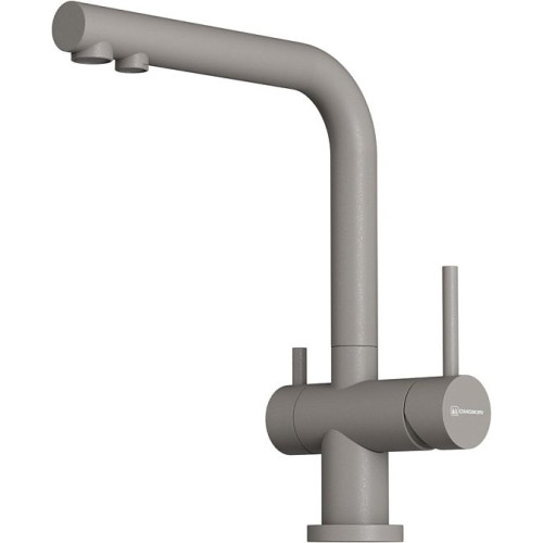 Смеситель Omoikiri Nagano-GR-P латунь/leningrad grey