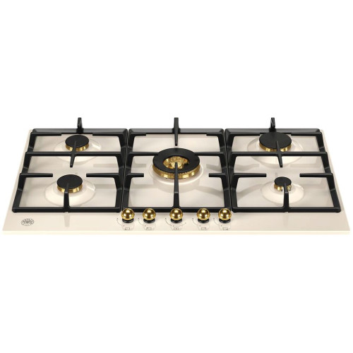Газовая панель Bertazzoni P905CHERAG Слоновая кость, золотой