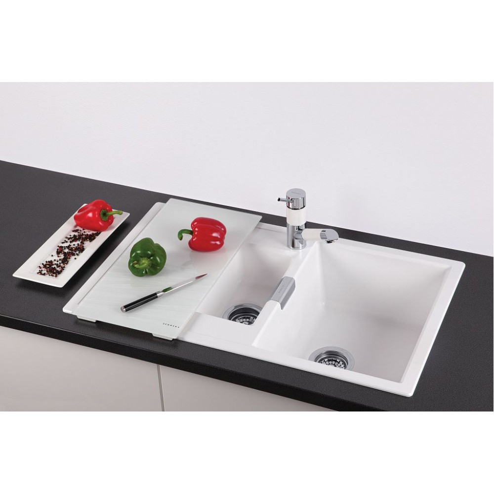 Мойка SCHOCK Eton 60 D Cristadur 860х510 магма