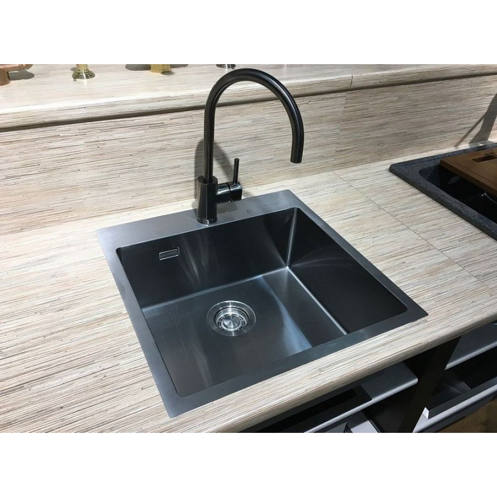 Мойка Akisame 46-GM нерж.сталь/вороненая сталь(арт.4973095)