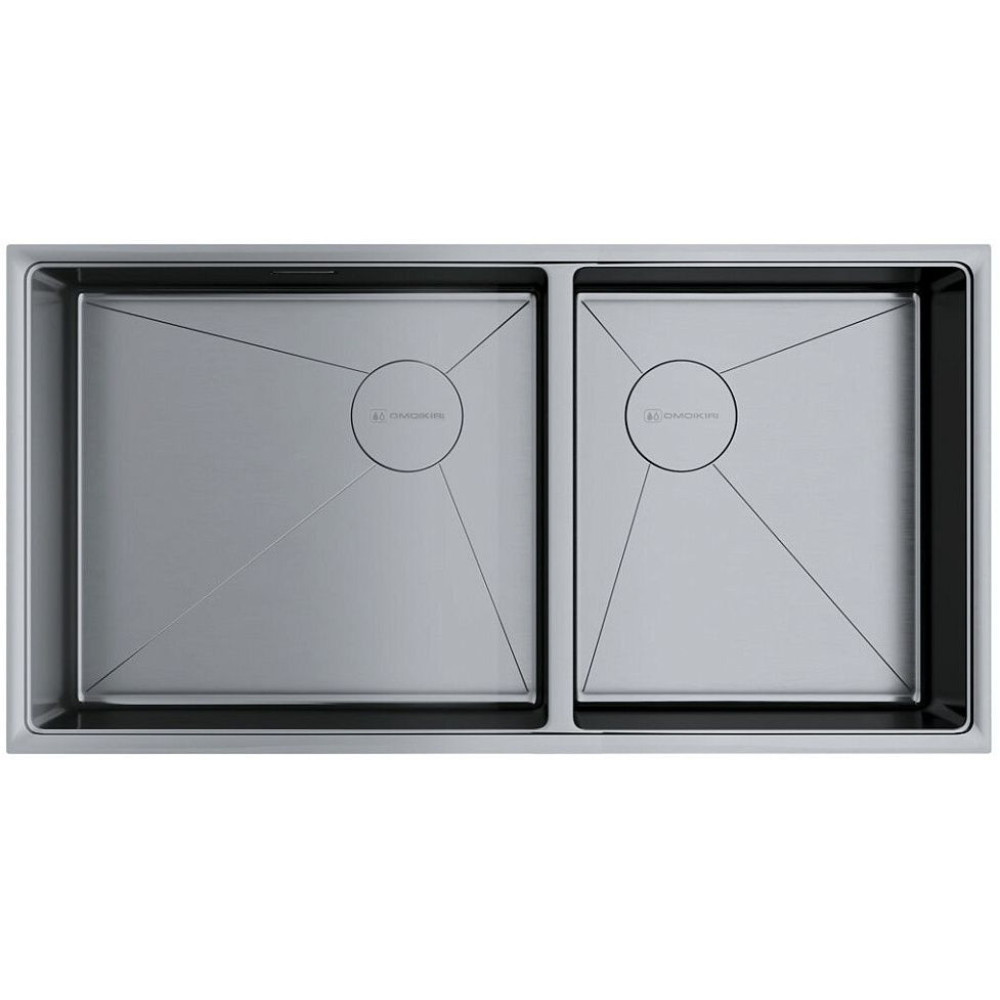 Кухонная мойка OMOIKIRI Taki 85-2-LB-U/IF-IN Side (арт.4997037)