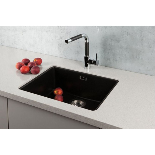 Мойка SCHOCK Soho 60 (N-100) Cristadur 550x430 (подстольный монтаж) серебристый камень