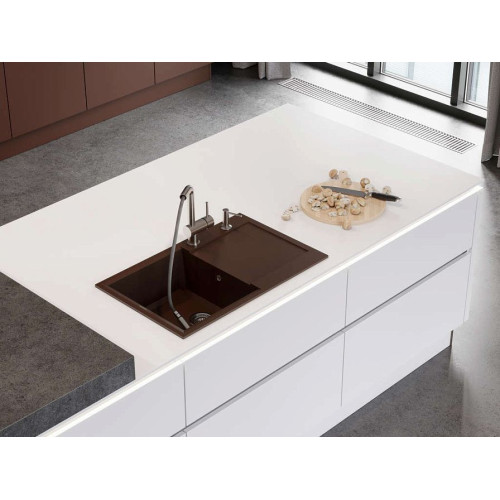 Кухонная мойка OMOIKIRI Sakaime 79-WH(арт.4993279)