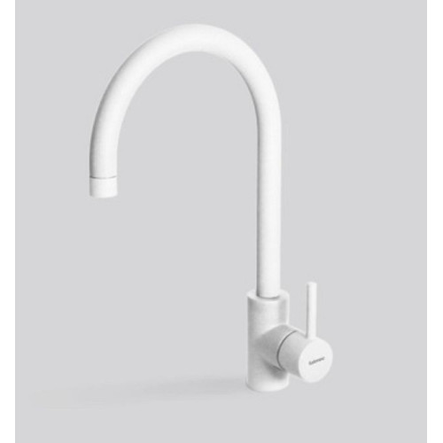 Смеситель Falmec ISEO ROUND WHITE (однорычажный, белый)