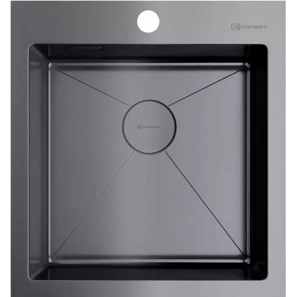 Мойка Akisame 46-GM нерж.сталь/вороненая сталь(арт.4973095)