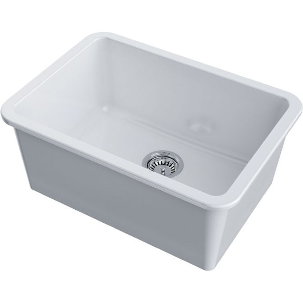 Мойка Omoikiri Torishima 67-U/I-WH Glossy Natceramic/белый