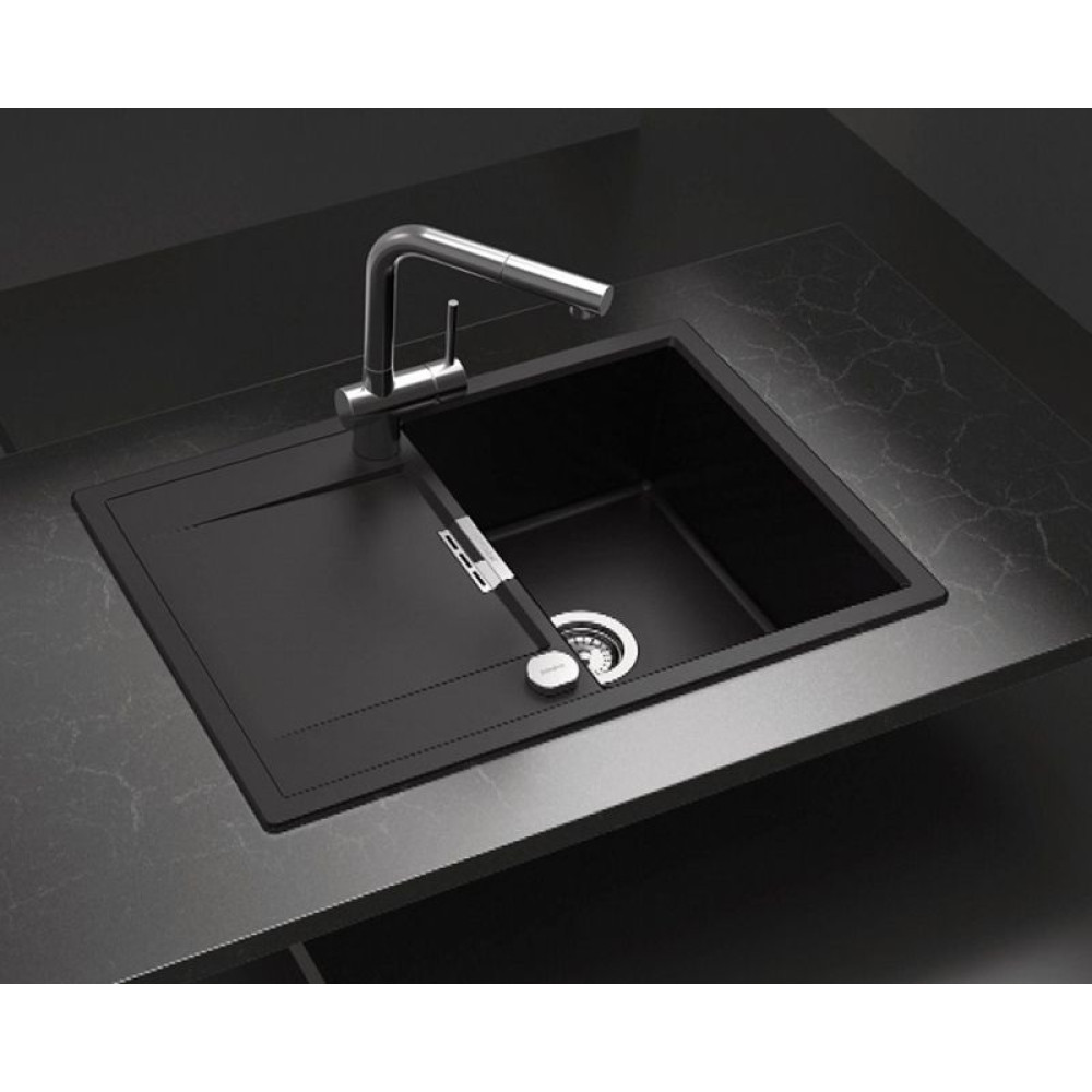 Мойка SCHOCK Eton 45 D Cristadur серебристый камень