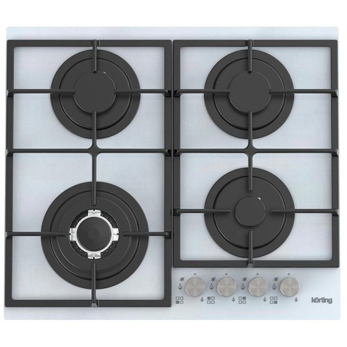 Газовая стеклянная варочная панель Korting HGG 6734 CTW