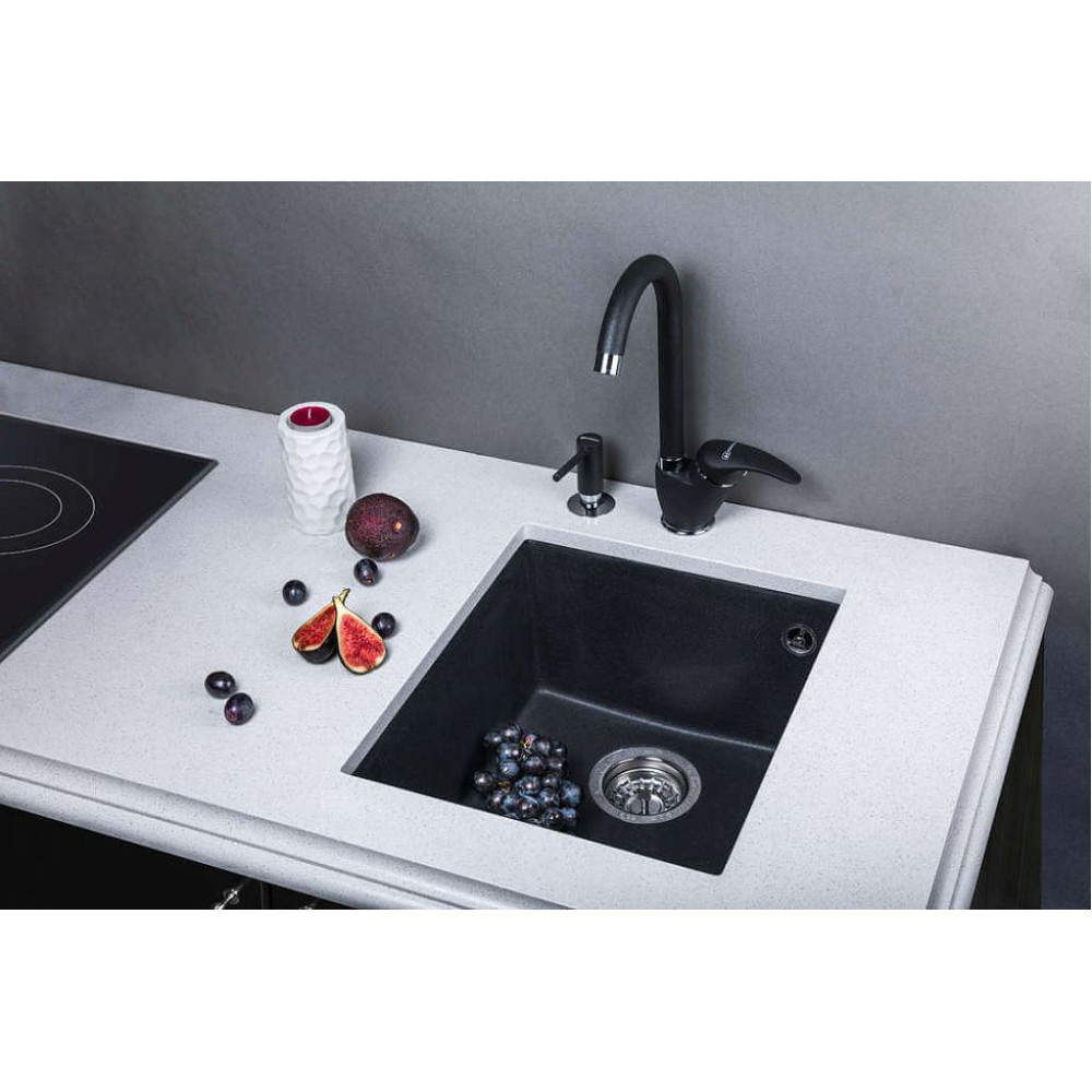 Кухонная мойка OMOIKIRI Bosen 38-U-BL(арт.4993157)