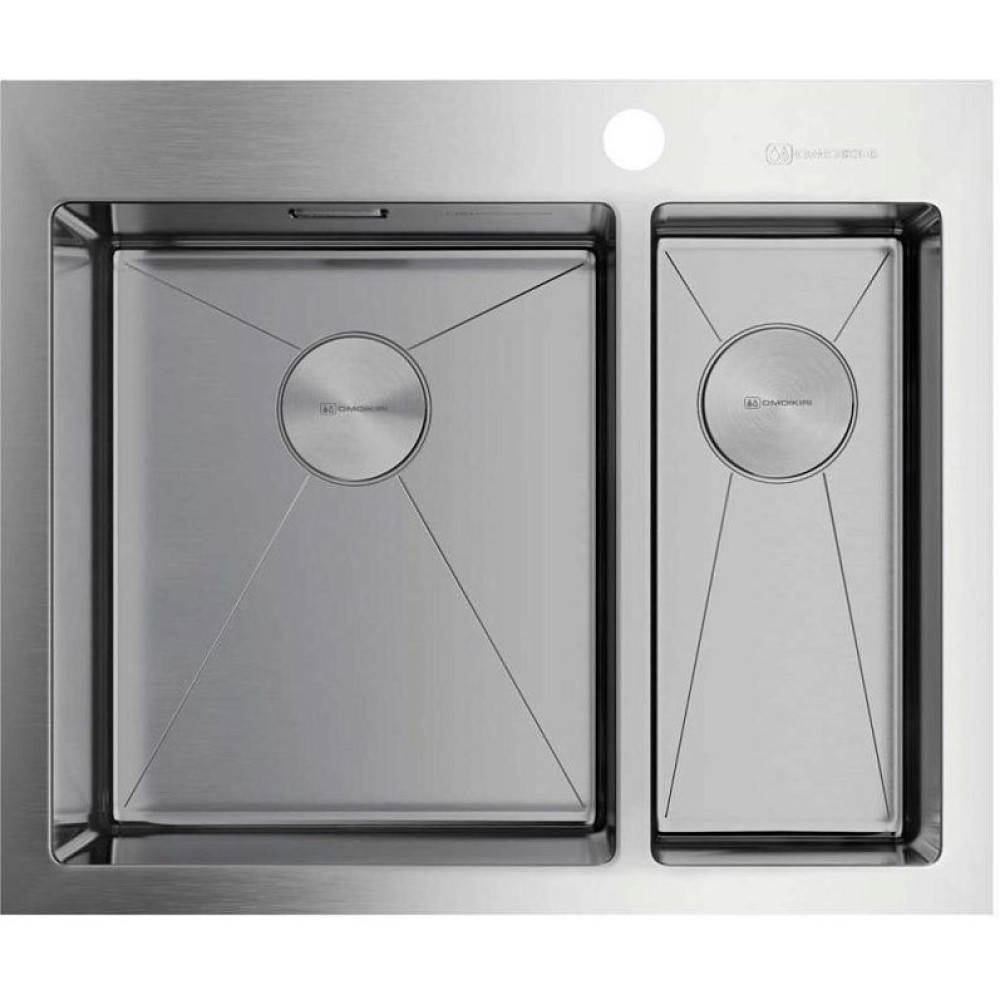 Мойка Akisame 60-2-IN-L нерж.сталь/нержавеющая сталь(арт.4993775)