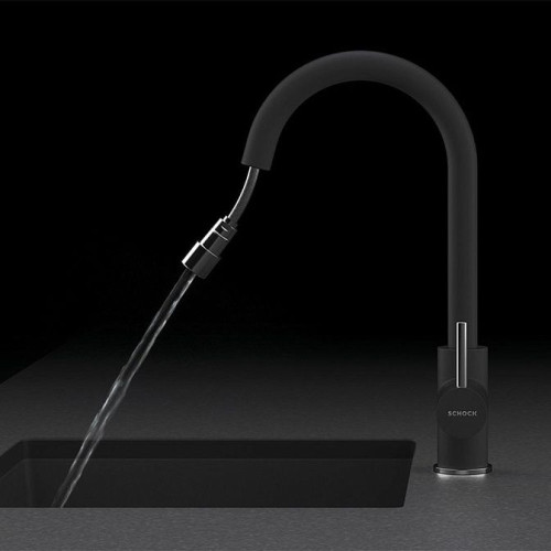 Смеситель SCHOCK Conos-D, выдвижной излив нерж.сталь