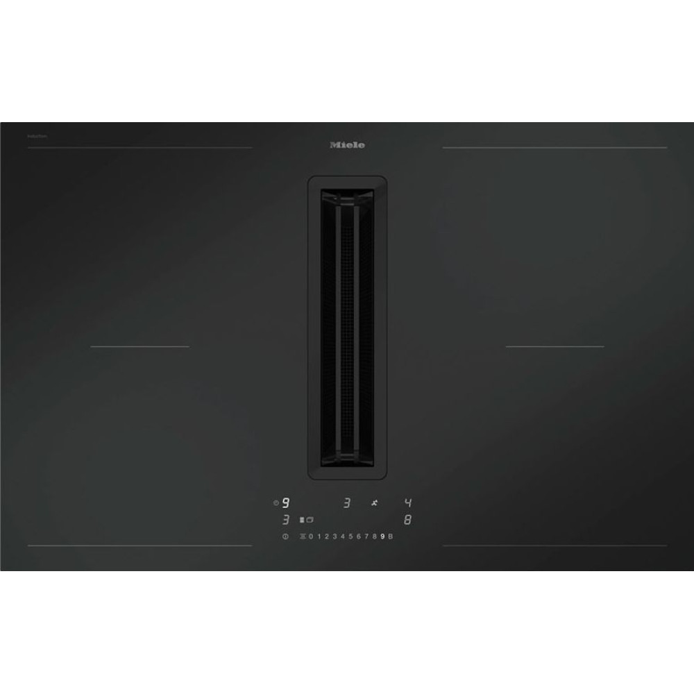 Индукционная стеклокерамич. панель с вытяжкой Miele KMDA7876FL-U 125 Gala Ed