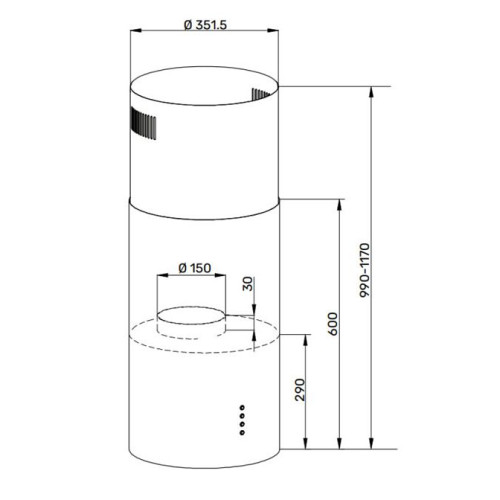 Вытяжка Kuppersberg TUBA 35 X