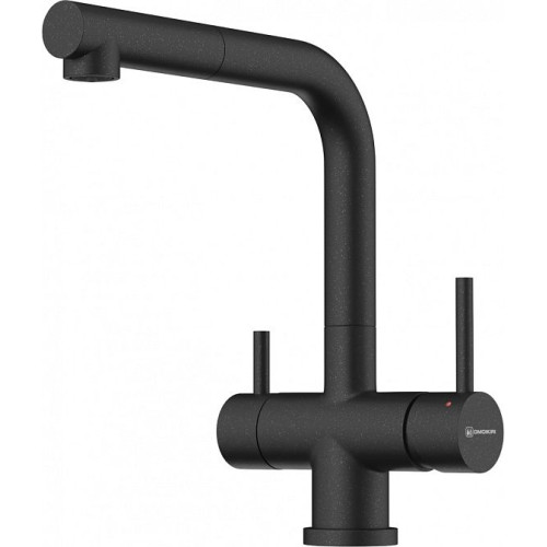 Смеситель Omoikiri Takamatsu S-BL латунь/черный