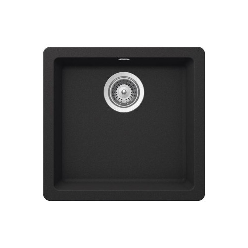 Мойка SCHOCK Quadro 50 Cristalite 450x430 (подстольный монтаж) оникс