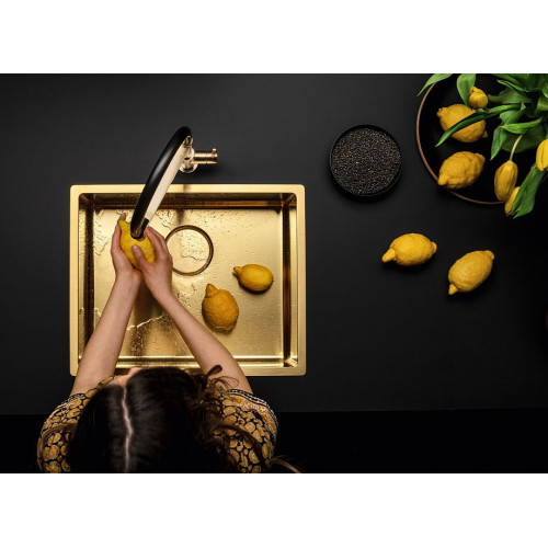 Мойка Falmec COMO 50 CM PVD GOLD (FLUSH/TOPMOUNT/UNDERMOUNT)