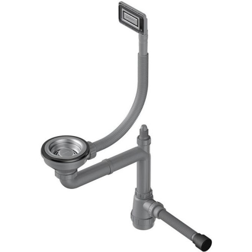 Арматура для одночашевых моек с универсальным прямоугольным переливом Omoikiri WK-1-UN-IN (4956777)