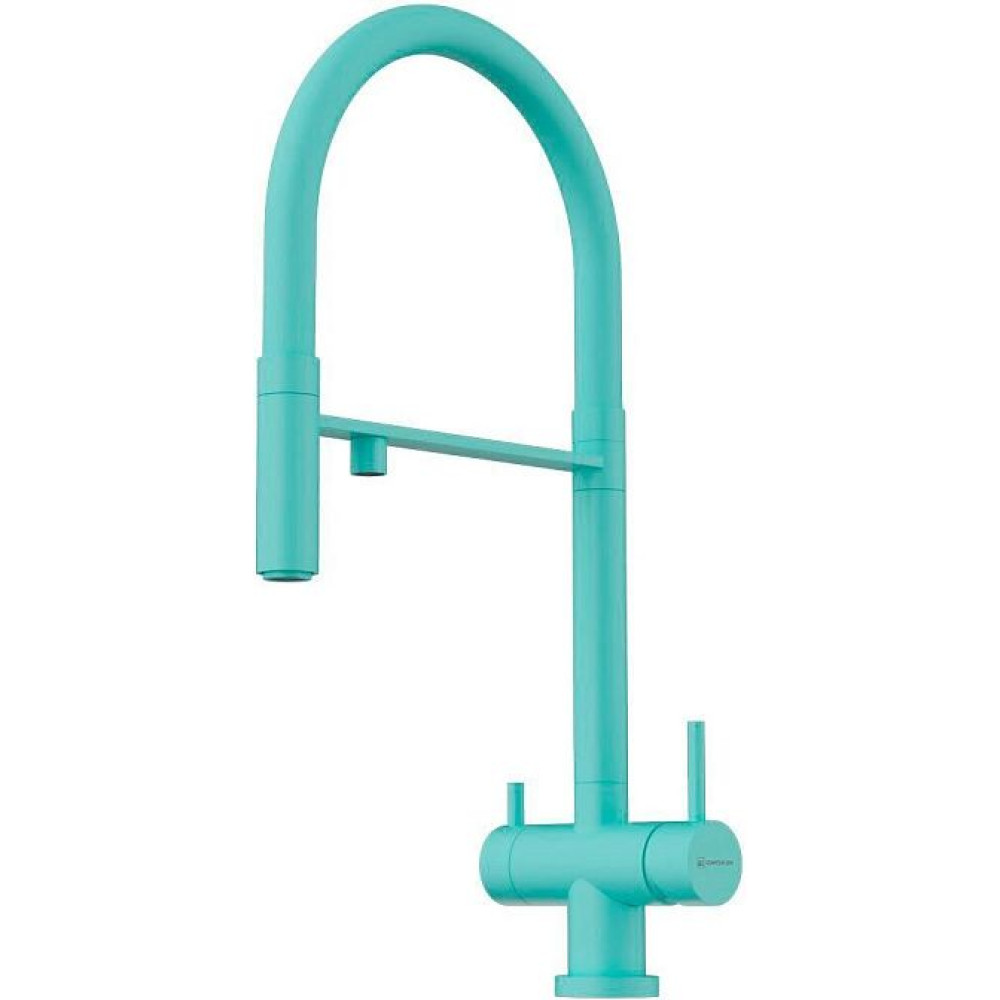 Смеситель Omoikiri Kanto-AZ латунь/Azur blue