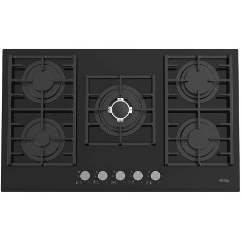 Газовая стеклянная варочная панель Korting HGG 9835 CTN