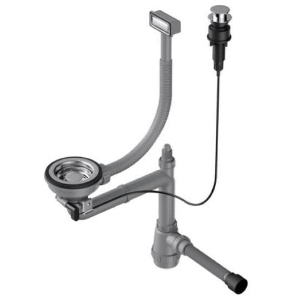 Арматура для одночашевых моек с клапаном-автомат WK-1-IN-A(арт.4956468)