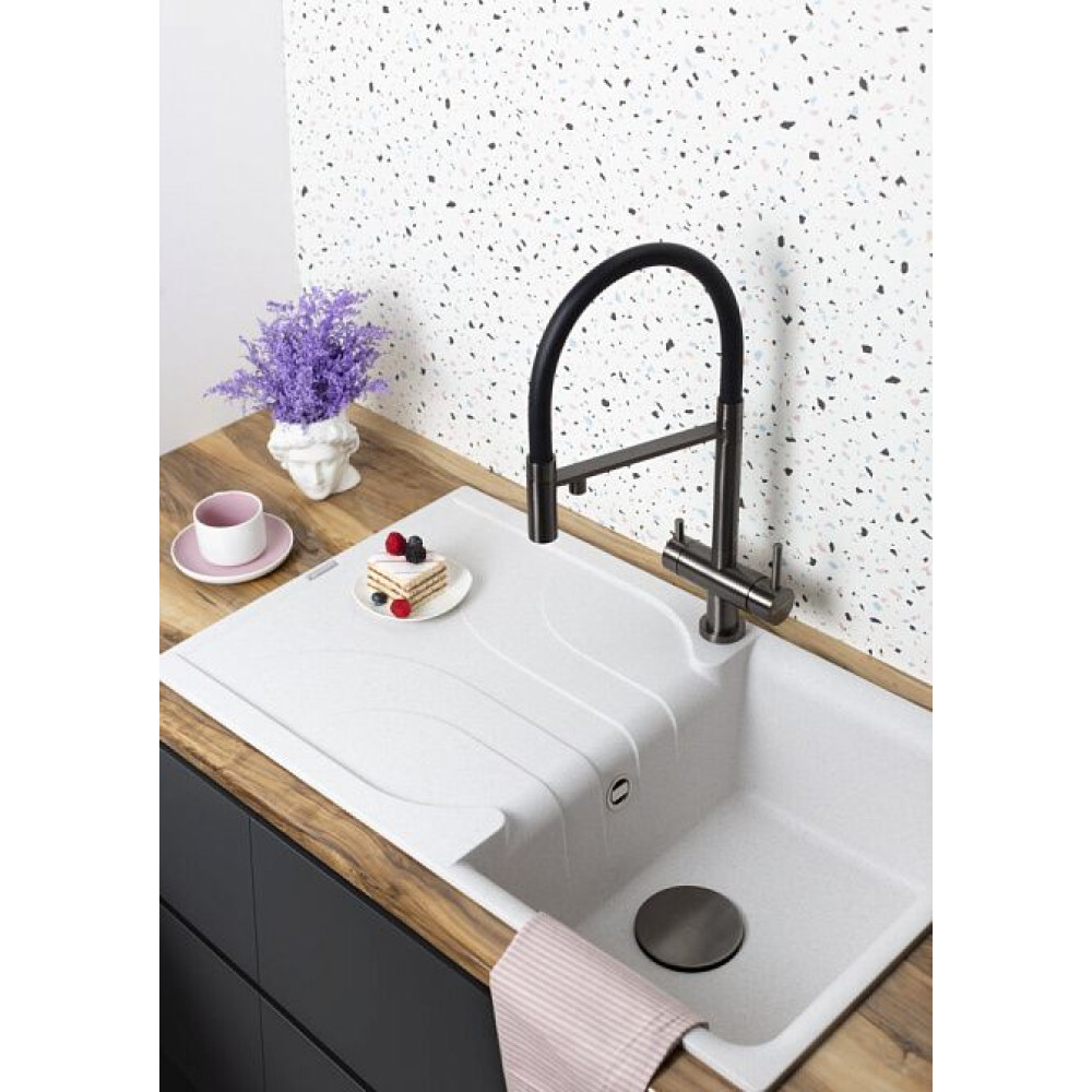 Мойка Omoikiri Yasugata 86-GR Tetogranit/Leningrad grey