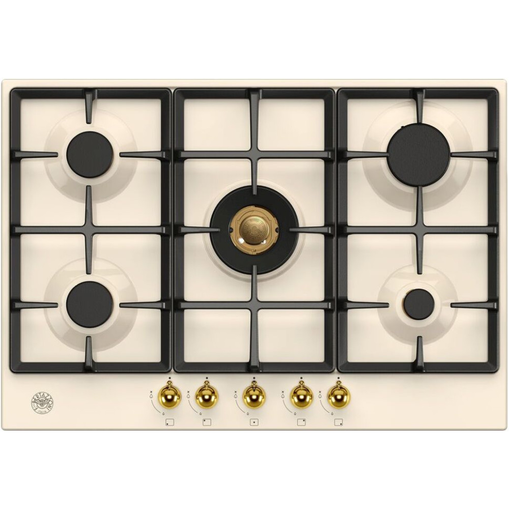 Газовая панель Bertazzoni P755CHERAG Слоновая кость, золотой