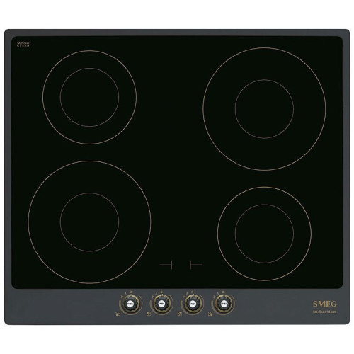 Индукционная стеклокерамич. панель Smeg SI764AOM