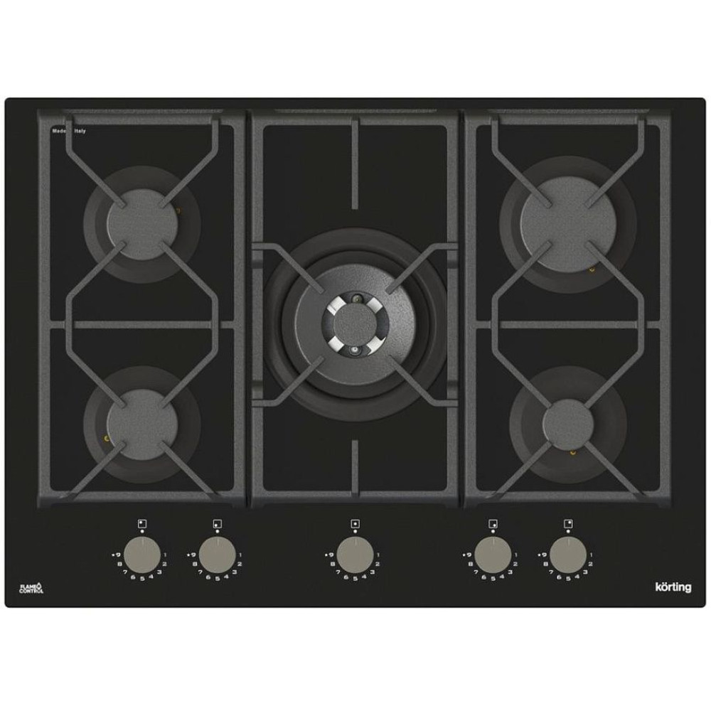 Газовая стеклянная варочная панель Korting HGG 7987 CTN FLC