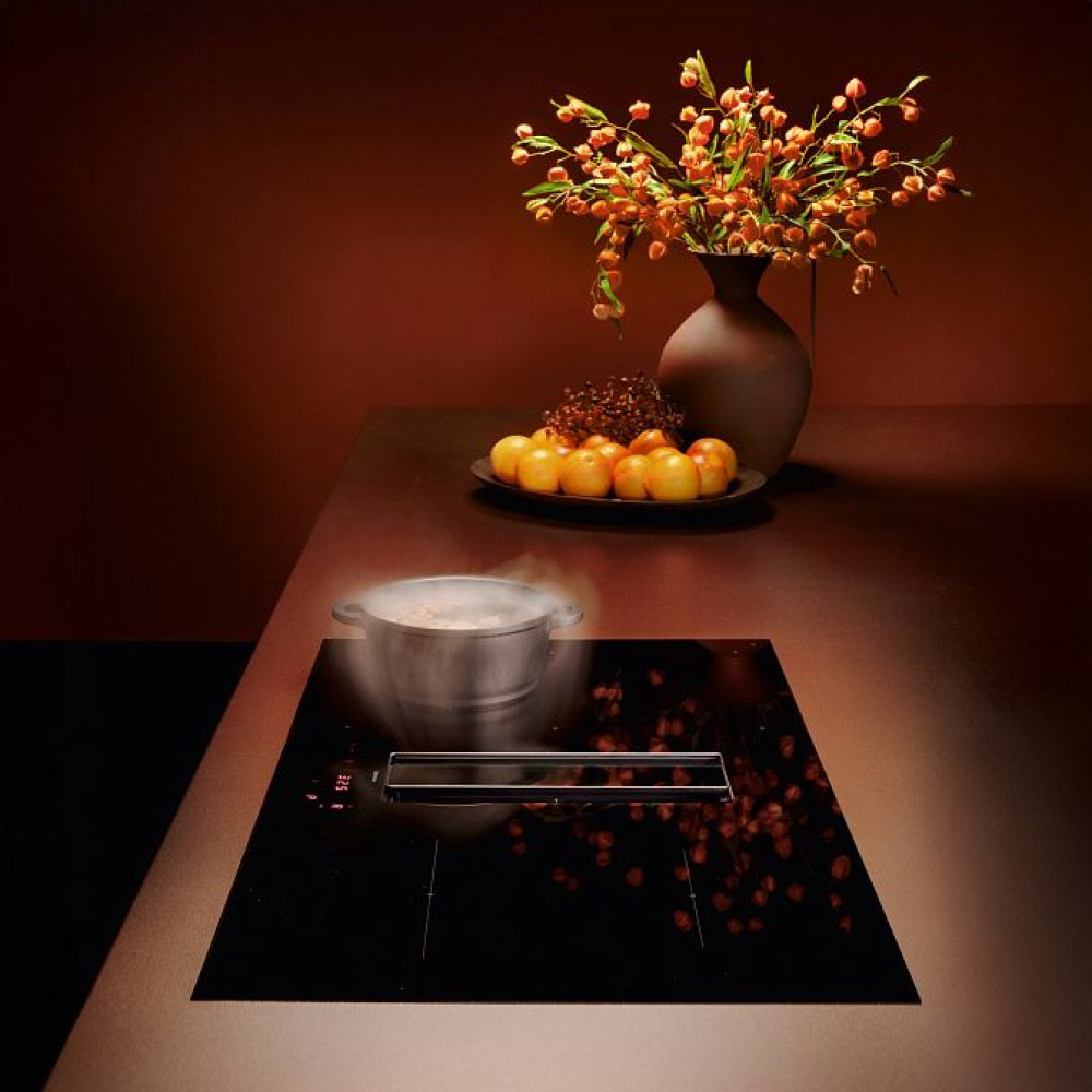 Индукционная стеклокерамич. панель Falmec ZERO EASY 84 MATT (вытяжка+индукция) для рециркуляции