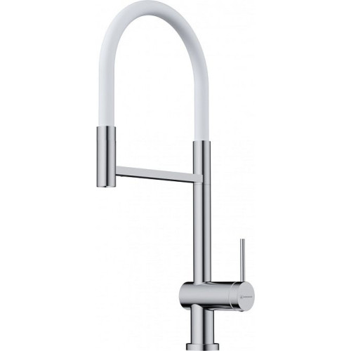 Смеситель OMOIKIRI Kanto-2 Plus-SB-C-WH латунь/хром/белый