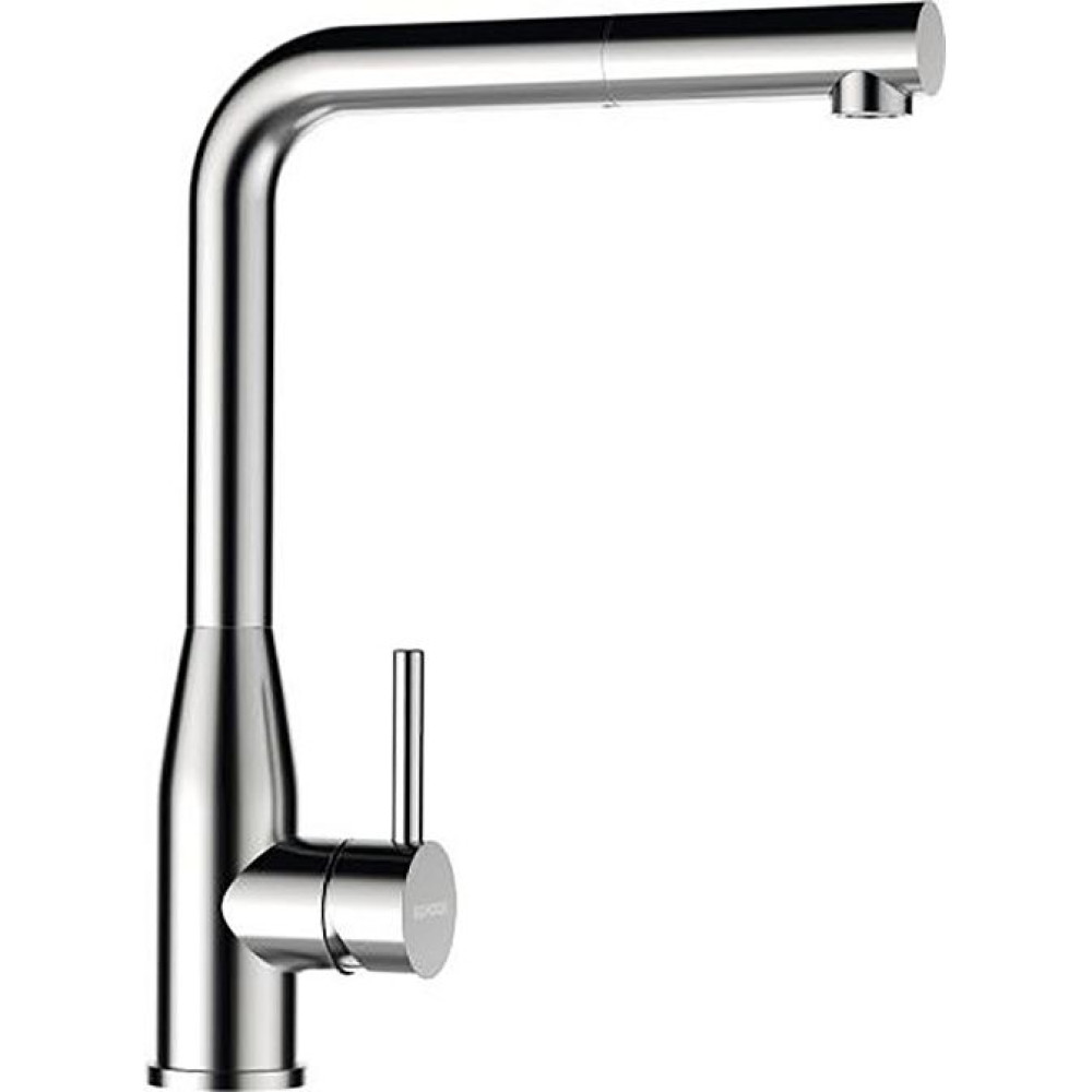 Смеситель SCHOCK Keto-D, выдвижной излив массив нерж.сталь