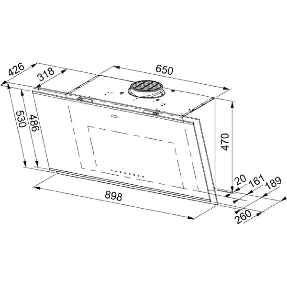 Вытяжка Franke FMY PRO 907 FM BK/BK MATT