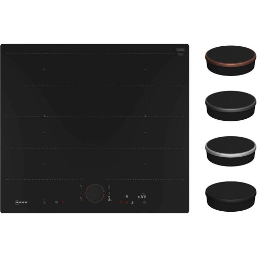 Индукционная стеклокерамич. панель Neff T66PYY4C0 (шайба flex design)