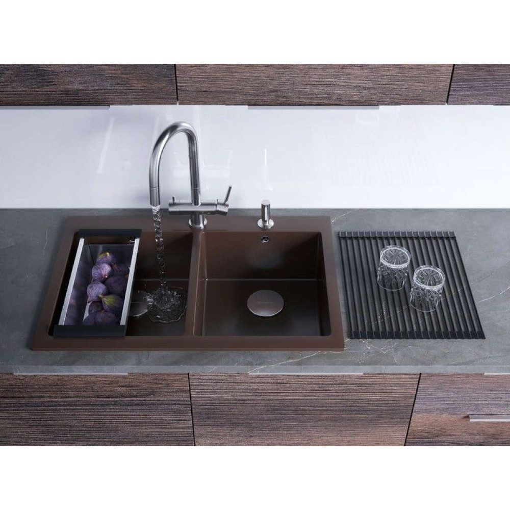 Кухонная мойка OMOIKIRI Bosen 80-2-WH(арт.4993839)