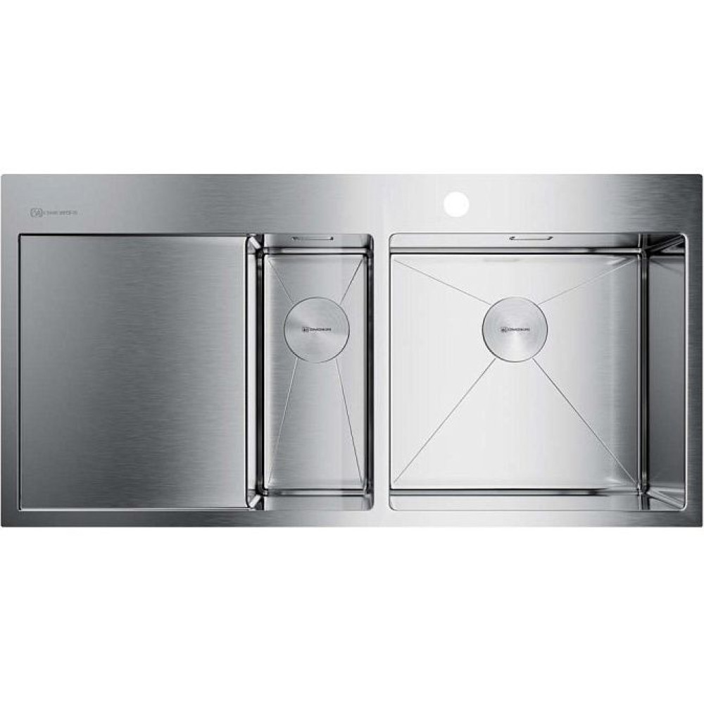 Мойка Akisame 100-2-IN-R нерж.сталь/нержавеющая сталь(арт.4973547)