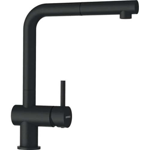 Смеситель SCHOCK Epos-D full color, Cristadur, выдвижной излив магма