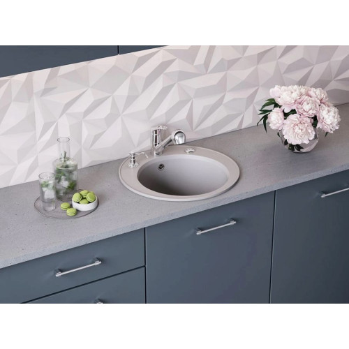 Кухонная мойка OMOIKIRI Miya 50-R-PL Tetogranit/платина (арт. 4993511)