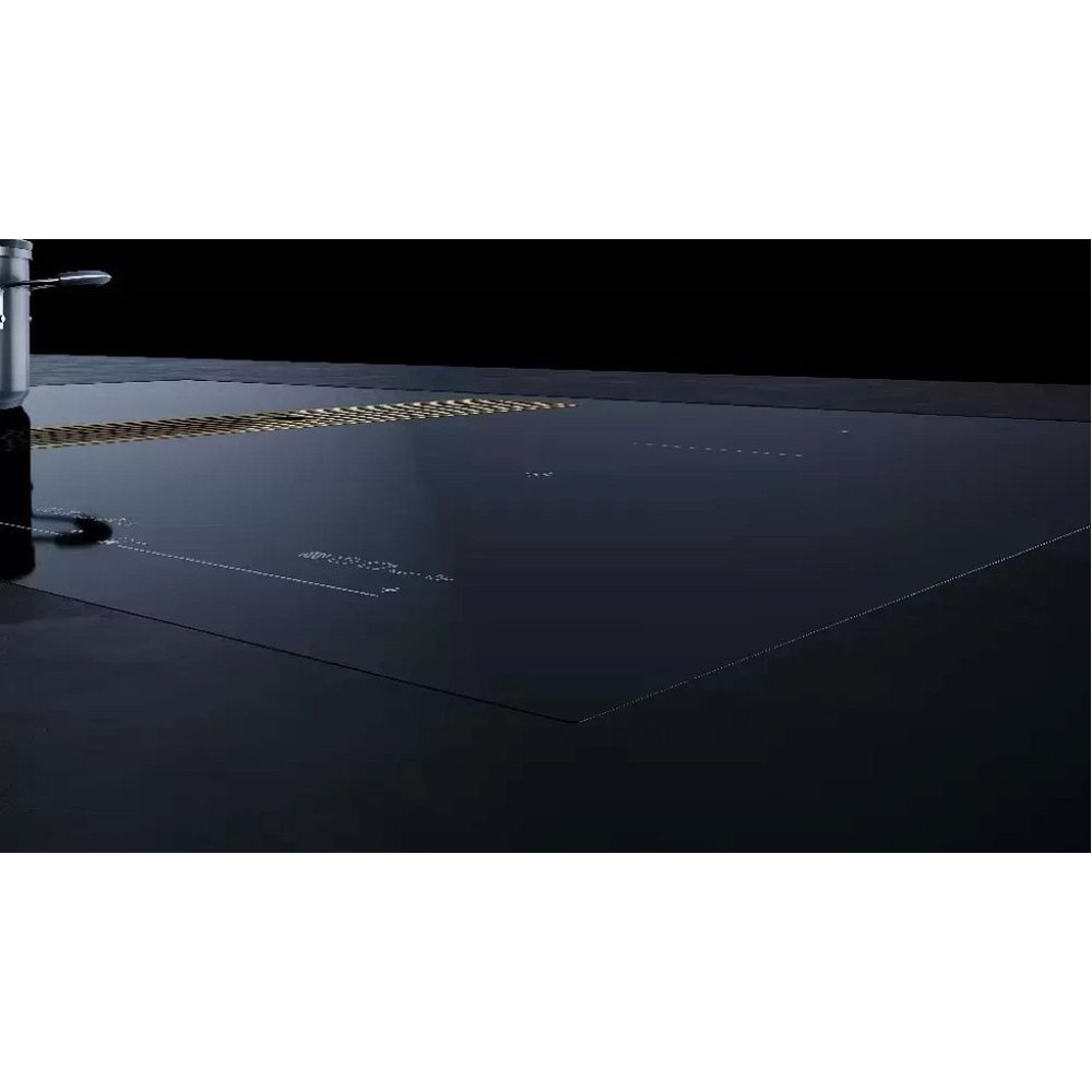 Индукционная стеклокерамич. панель Kuppersbusch KMI 8590.0 SR Silver Chrome