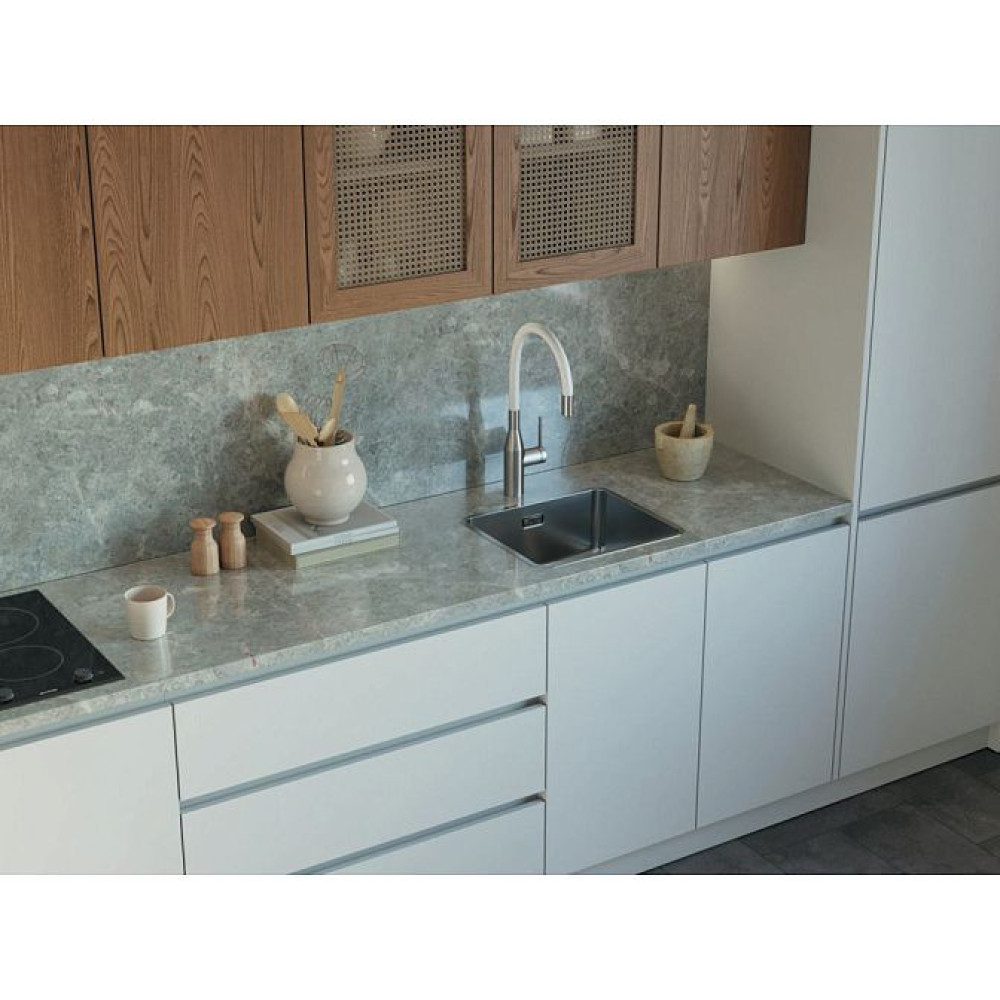 Кухонная мойка OMOIKIRI Omi 43-U/I-IN Ultra Mini нерж.сталь/нержавеющая сталь