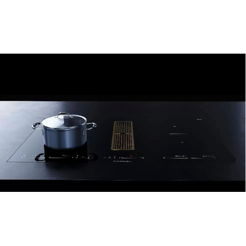 Индукционная стеклокерамич. панель Kuppersbusch KMI 8590.0 SR Silver Chrome