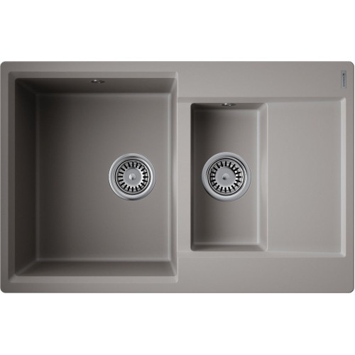 Мойка Daisen 78-2T-GR Tetogranit/Leningrad grey(арт.4993585)