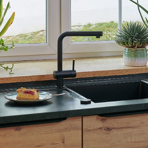 Смеситель SCHOCK Epos-D full color, Cristadur, выдвижной излив пуро