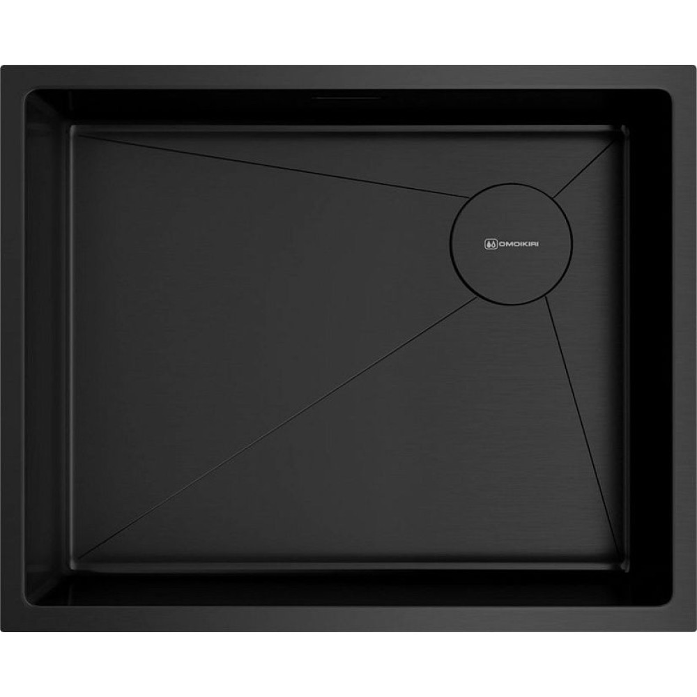 Кухонная мойка OMOIKIRI Taki 54-U/IF-GB Side SF нерж. сталь/графит (арт. 4997036)