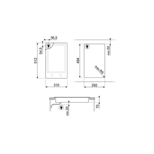 Гриль тепан Smeg PGF30T-1