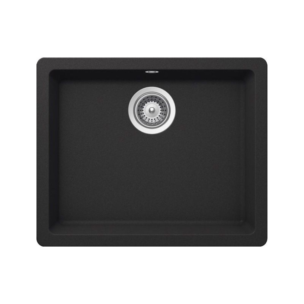 Мойка SCHOCK Quadro 60 Cristalite 550x430 (подстольный монтаж) оникс