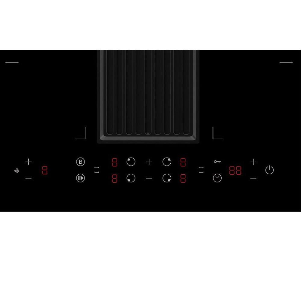 Варочная панель с интегрированной вытяжкой Korting HIBH 68980 NB